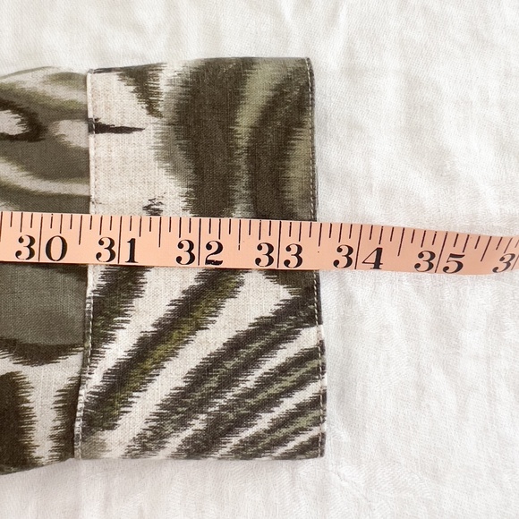 Tommy Bahama Safari Bliss Jacket Green Linen Monstera Palm Leaf Print Size Large - Picture 11 of 12